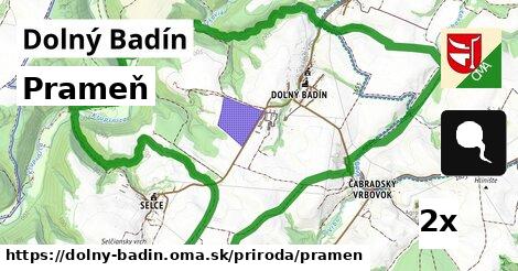 Prameň, Dolný Badín