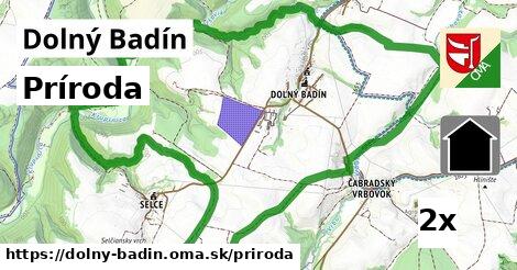 príroda v Dolný Badín