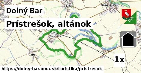 Prístrešok, altánok, Dolný Bar