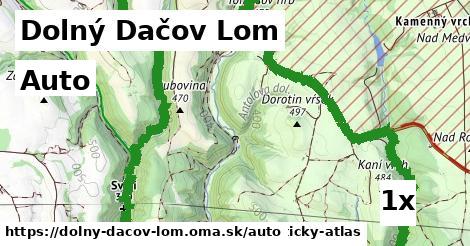 auto v Dolný Dačov Lom