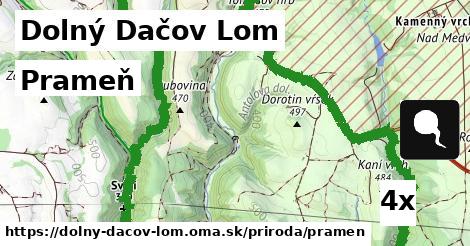 Prameň, Dolný Dačov Lom