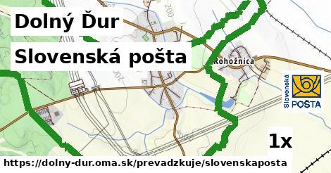 Slovenská pošta, Dolný Ďur