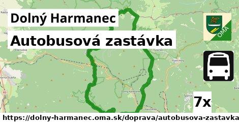 Autobusová zastávka, Dolný Harmanec