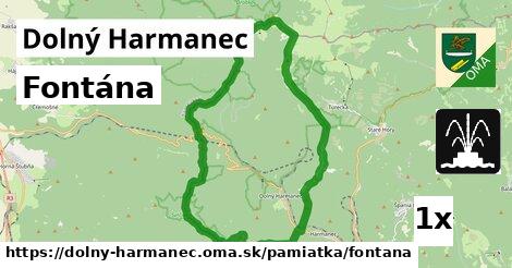 Fontána, Dolný Harmanec