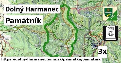 Pamätník, Dolný Harmanec