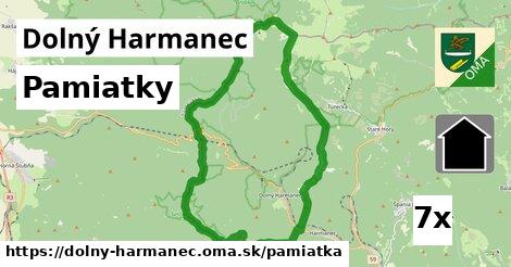 pamiatky v Dolný Harmanec