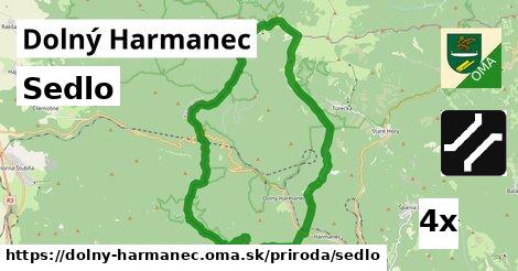 sedlo v Dolný Harmanec