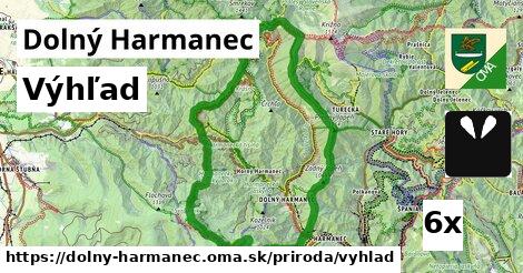 výhľad v Dolný Harmanec