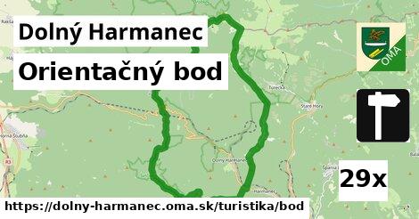 Orientačný bod, Dolný Harmanec