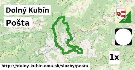 pošta v Dolný Kubín