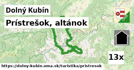 Prístrešok, altánok, Dolný Kubín