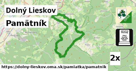 Pamätník, Dolný Lieskov