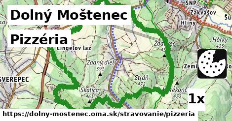 pizzéria v Dolný Moštenec