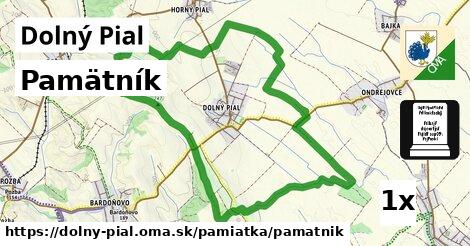 Pamätník, Dolný Pial