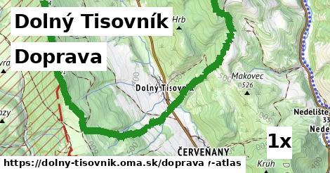 doprava v Dolný Tisovník