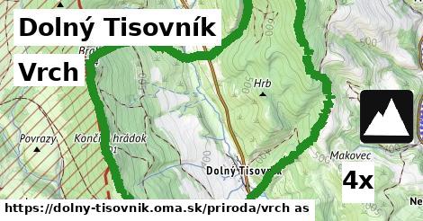 vrch v Dolný Tisovník