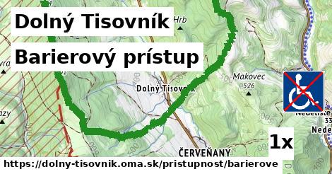 Barierový prístup, Dolný Tisovník