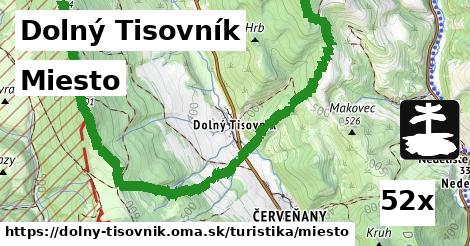 miesto v Dolný Tisovník