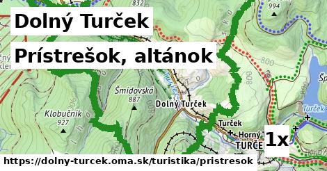 Prístrešok, altánok, Dolný Turček