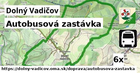 Autobusová zastávka, Dolný Vadičov