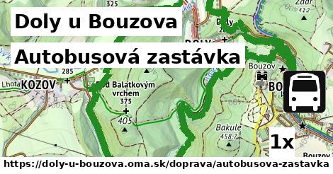 Autobusová zastávka, Doly u Bouzova