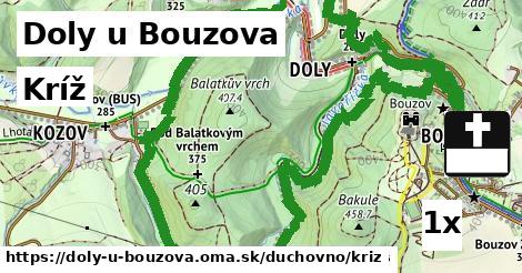 Kríž, Doly u Bouzova