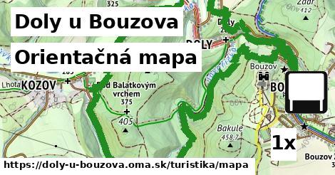 Orientačná mapa, Doly u Bouzova