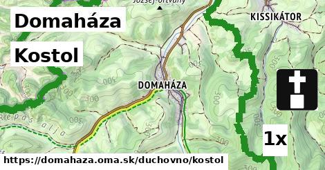 Kostol, Domaháza