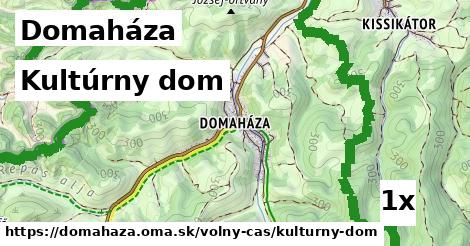 kultúrny dom v Domaháza