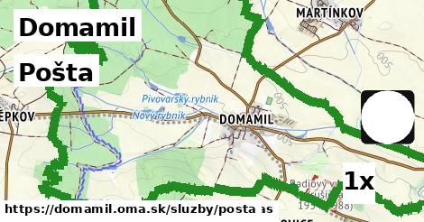 Pošta, Domamil