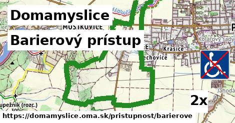 barierový prístup v Domamyslice