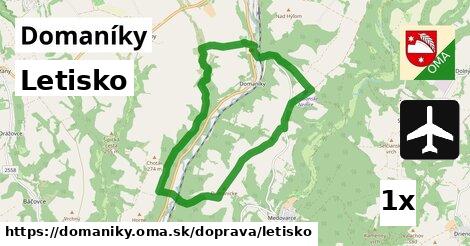 Letisko, Domaníky