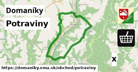 Potraviny, Domaníky