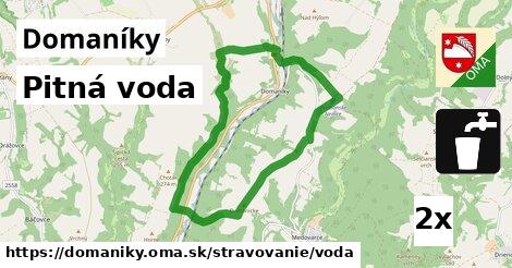 Pitná voda, Domaníky