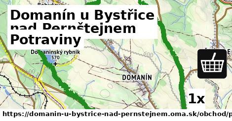 potraviny v Domanín u Bystřice nad Pernštejnem