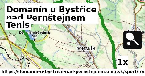 Tenis, Domanín u Bystřice nad Pernštejnem