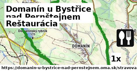 reštaurácia v Domanín u Bystřice nad Pernštejnem