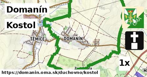 Kostol, Domanín