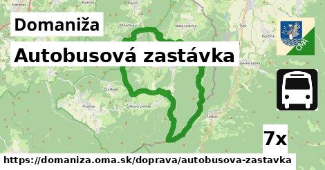 Autobusová zastávka, Domaniža