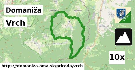 Vrch, Domaniža