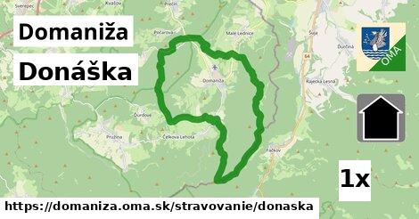 Donáška, Domaniža