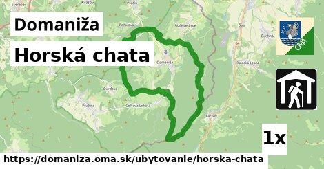 Horská chata, Domaniža