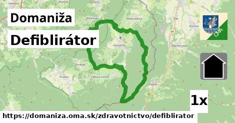 Defiblirátor, Domaniža