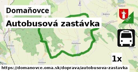 Autobusová zastávka, Domaňovce