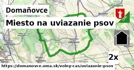 Miesto na uviazanie psov, Domaňovce