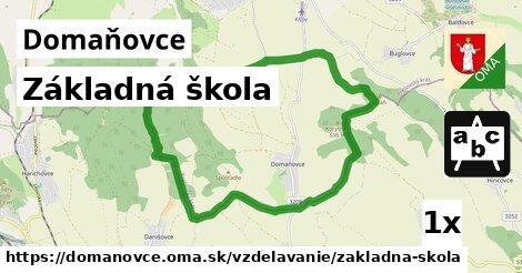 Základná škola, Domaňovce