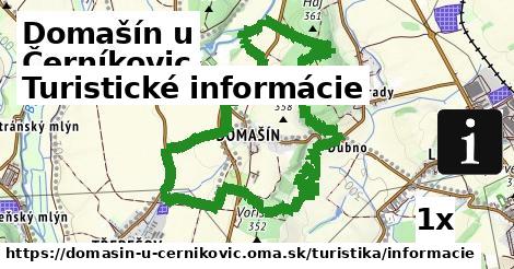 Turistické informácie, Domašín u Černíkovic
