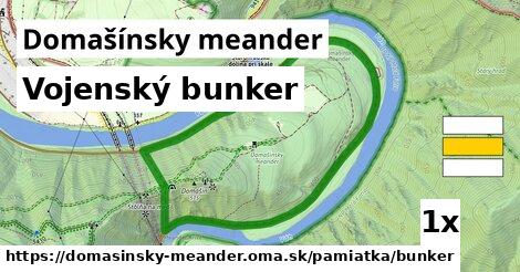 vojenský bunker v Domašínsky meander