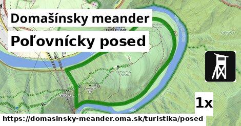 Poľovnícky posed, Domašínsky meander