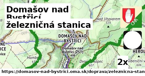 železničná stanica, Domašov nad Bystřicí